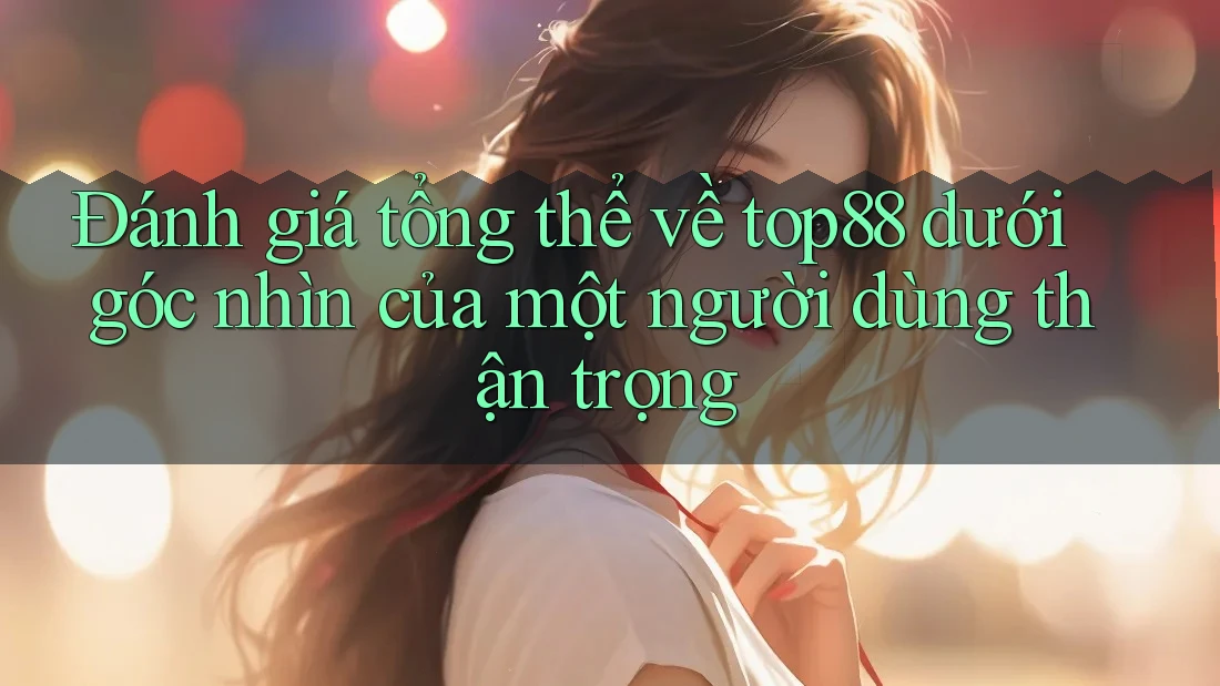 Đánh giá tổng thể về top88 dưới góc nhìn của một người dùng thận trọng