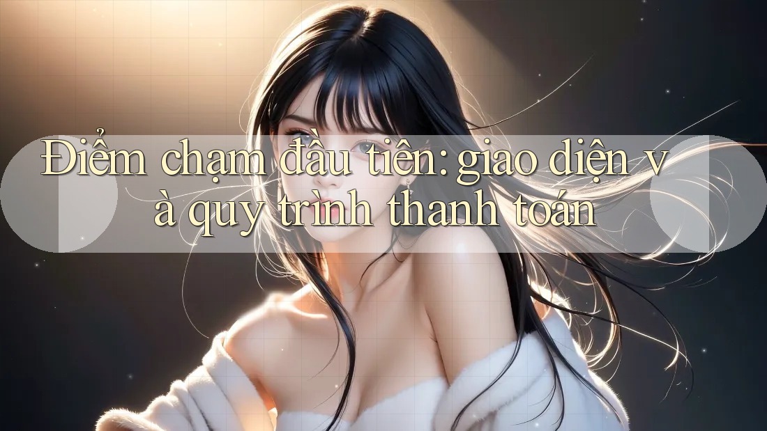 Điểm chạm đầu tiên: giao diện và quy trình thanh toán