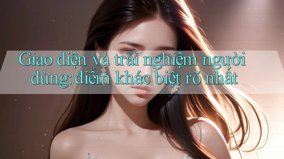 Giao diện và trải nghiệm người dùng: điểm khác biệt rõ nhất