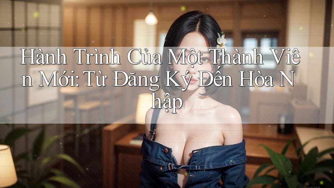 Hành Trình Của Một Thành Viên Mới: Từ Đăng Ký Đến Hòa Nhập Hành Trình Của Một Thành Viên Mới: Từ Đăng Ký Đến Hòa Nhập