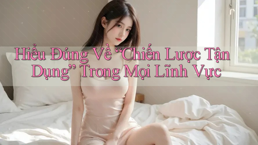 Hiểu Đúng Về “Chiến Lược Tận Dụng” Trong Mọi Lĩnh Vực