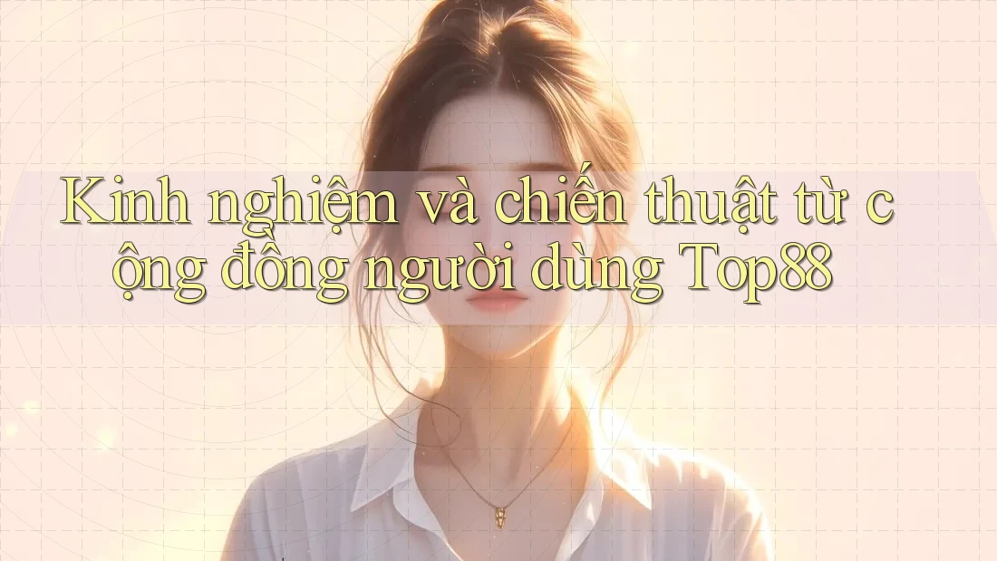 Kinh nghiệm và chiến thuật từ cộng đồng người dùng Top88