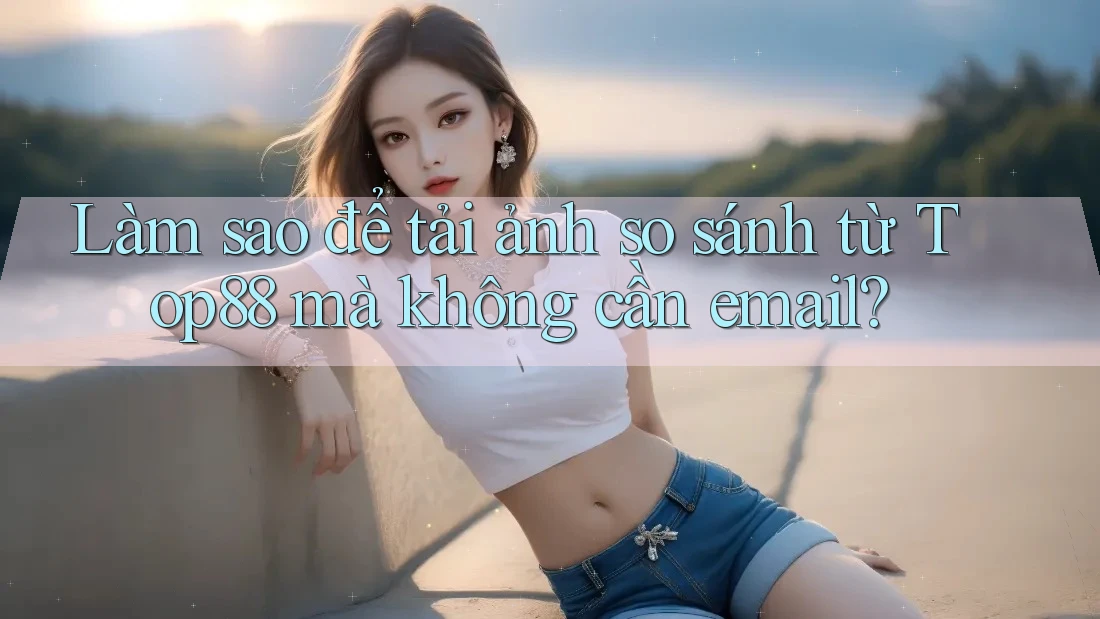 Làm sao để tải ảnh so sánh từ Top88 mà không cần email?