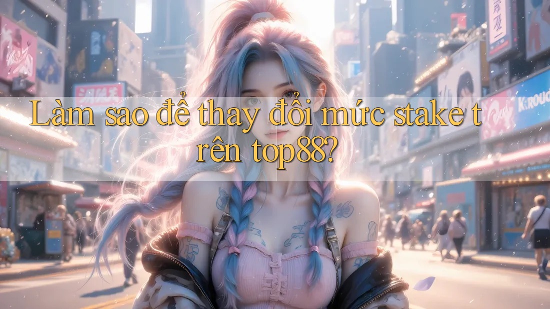 Làm sao để thay đổi mức stake trên top88?