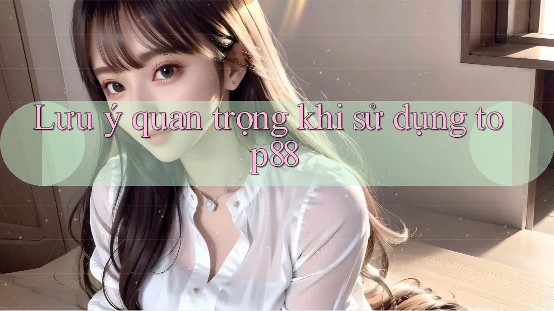 Lưu ý quan trọng khi sử dụng top88 Lưu ý quan trọng khi sử dụng top88