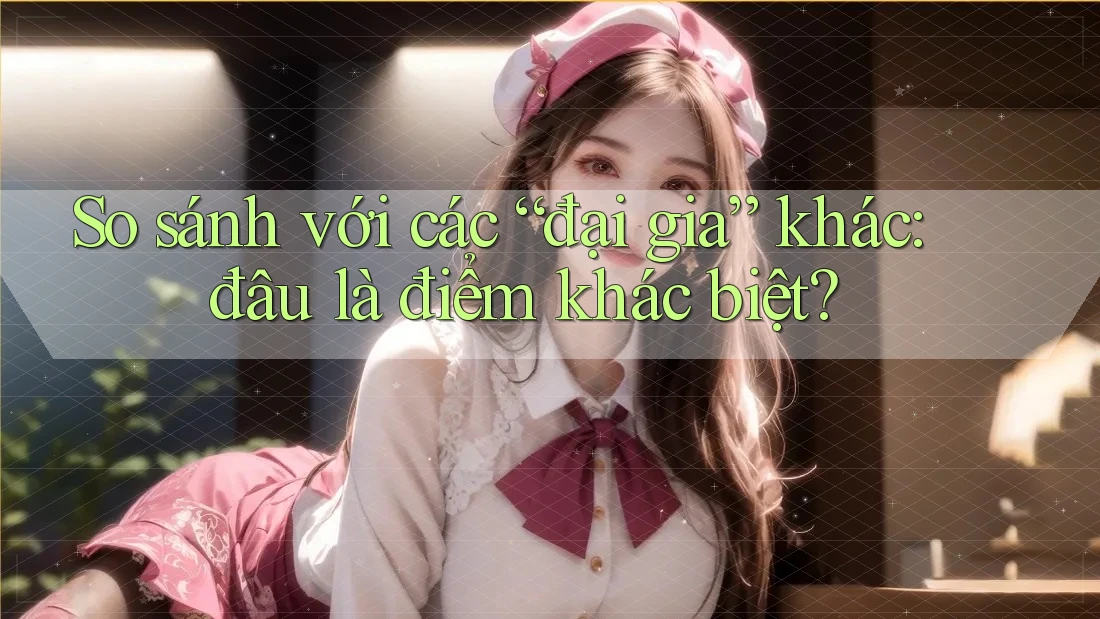 So sánh với các “đại gia” khác: đâu là điểm khác biệt? So sánh với các “đại gia” khác: đâu là điểm khác biệt?