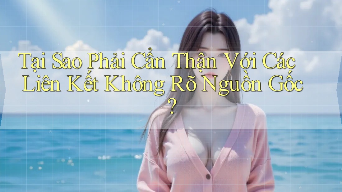 Tại Sao Phải Cẩn Thận Với Các Liên Kết Không Rõ Nguồn Gốc?
