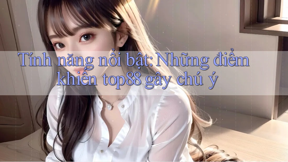 Tính năng nổi bật: Những điểm khiến top88 gây chú ý Tính năng nổi bật: Những điểm khiến top88 gây chú ý
