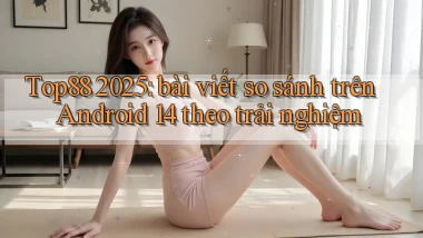 Top88 2025 bài viết so sánh trên Android 14 theo trải nghiệm