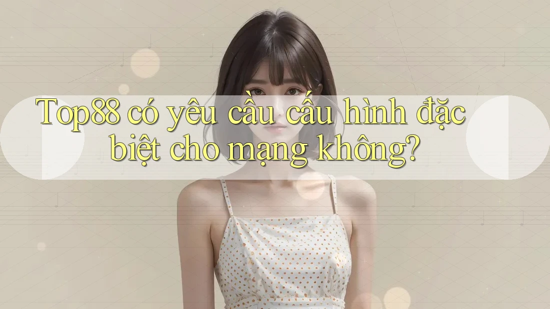 Top88 có yêu cầu cấu hình đặc biệt cho mạng không? Top88 có yêu cầu cấu hình đặc biệt cho mạng không?