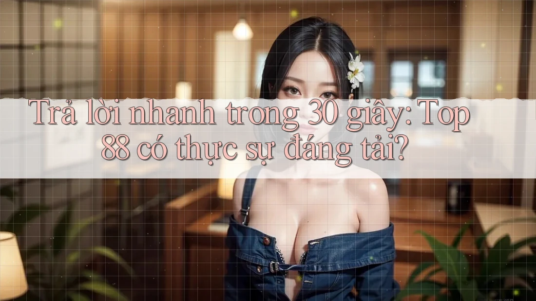 Trả lời nhanh trong 30 giây: Top88 có thực sự đáng tải?