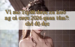 Vì sao Top88 được xu hướng cá cược 2026 quan tâm chế độ dọc